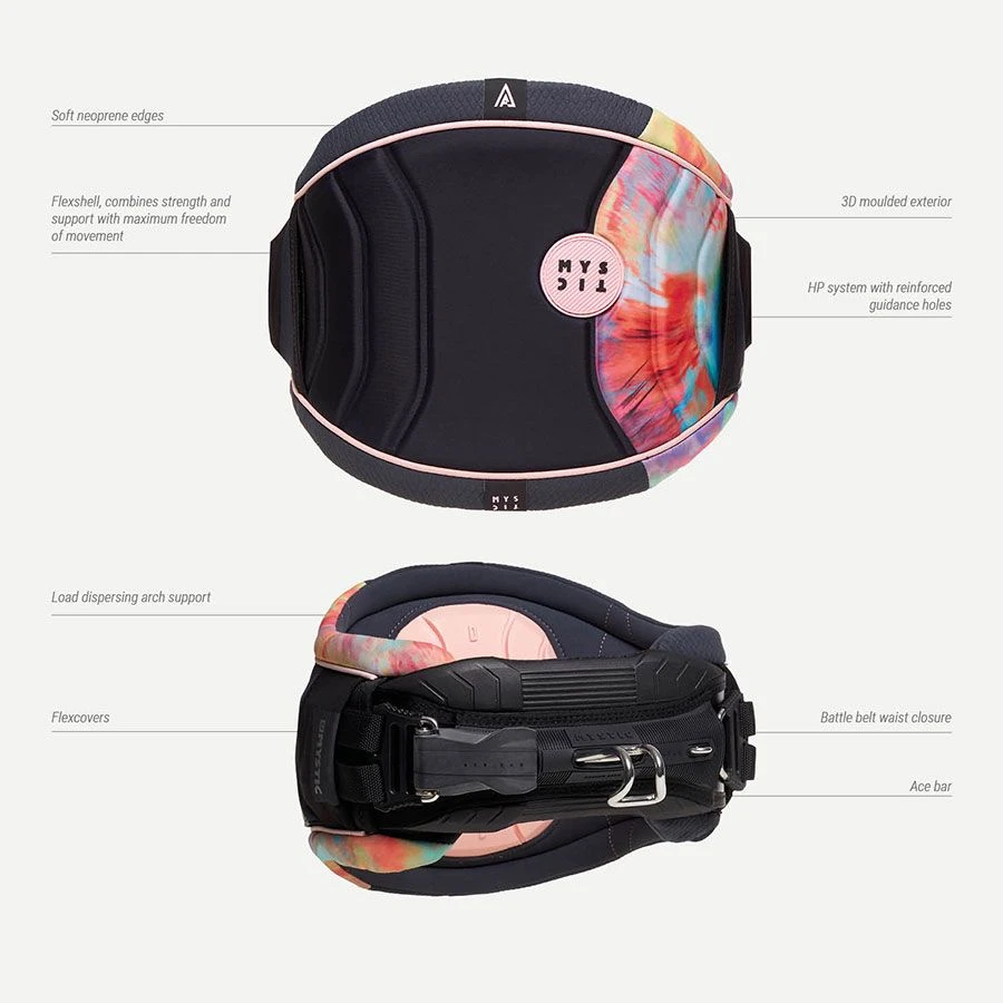 Mystic Dazzled Womens Kiteboarding Waist Harness - Dark Grey Discounts Apply ! - Image 4