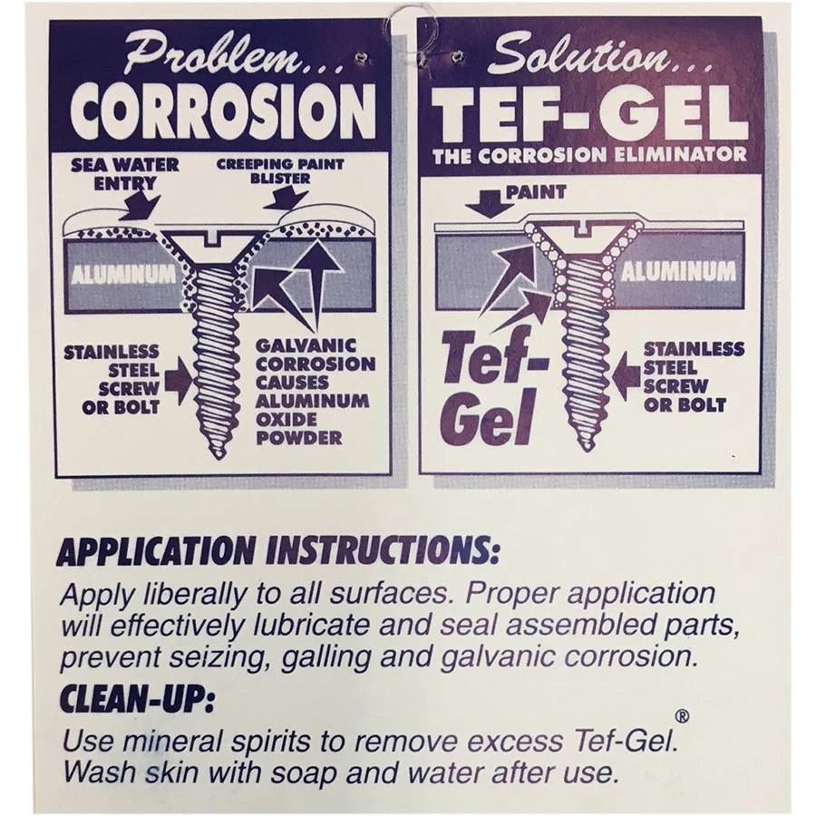 Tef-Gel Corrosion Eliminator And Anti-Seize Lubricant - 20cc Discounts Apply ! - Image 3